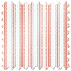 Lace Stripes, Coral - Twist&Fit Roman Blind